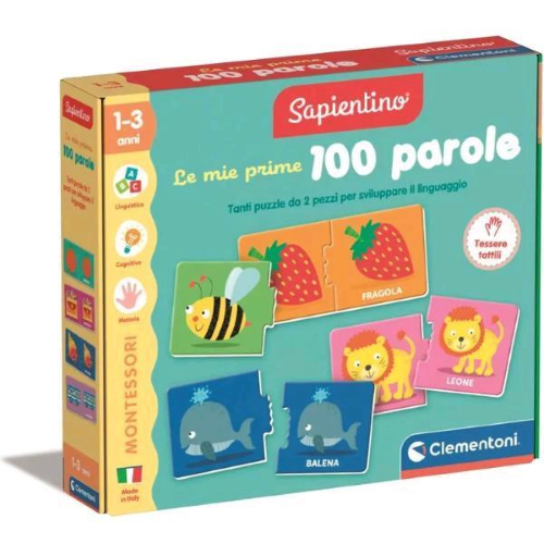 CLEMENTONI MONTESSORI - LE MIE PRIME 100PAROLE